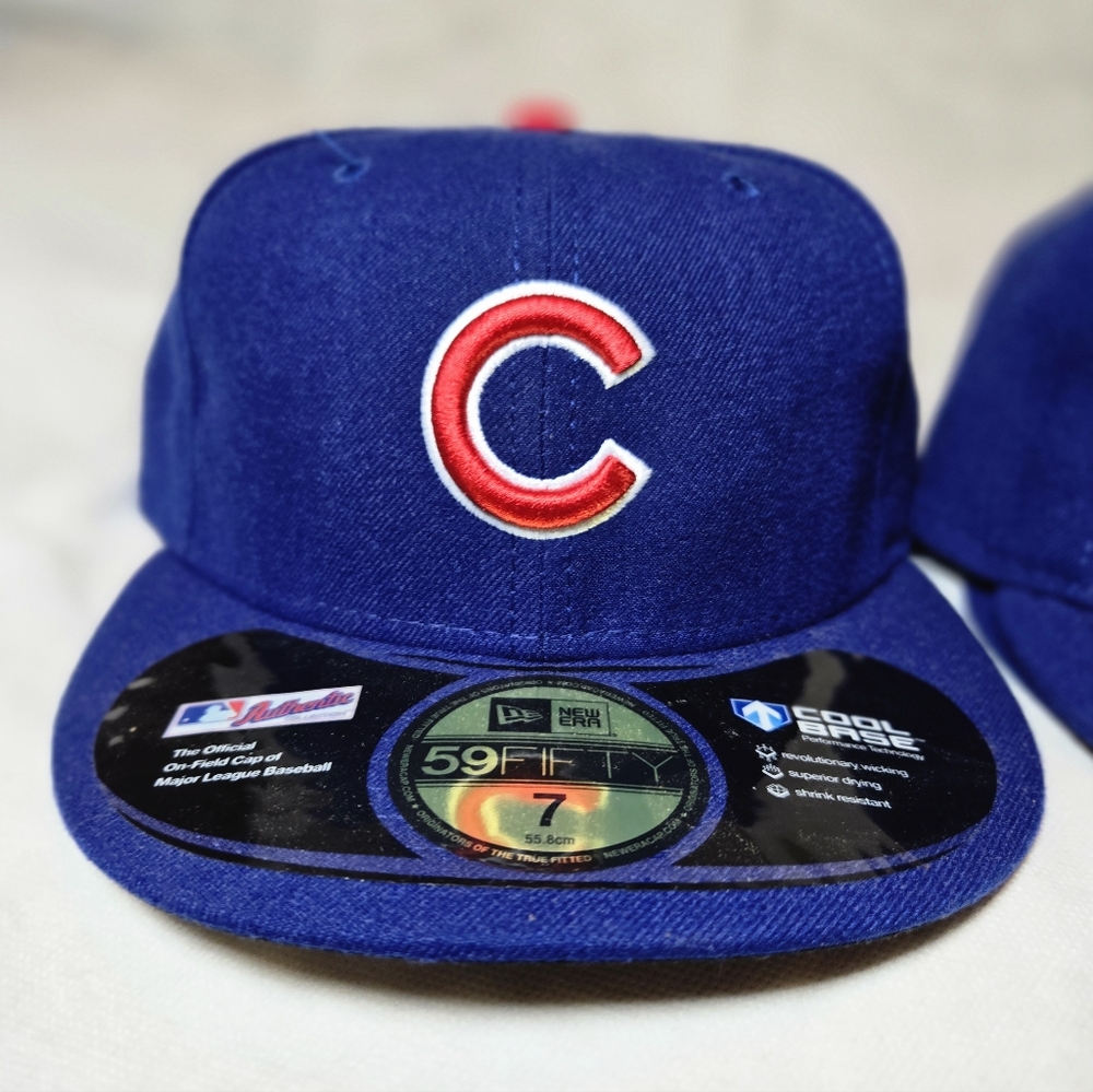 NWT Royal Blue MLB Chicago Cubs New Era 59Fifty Cap MLB Fitted Hat ALL SIZES